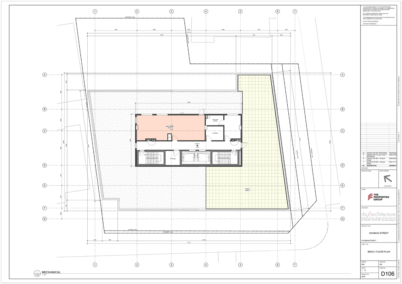 Floor plan for project from page 6 of the file '2025-06-03 - Floor Plans & Elevations - D07-12-24-0154'