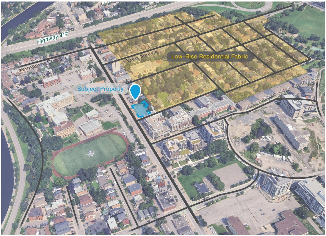 Construction site plan for project from page 6 of the file '2025-06-03 - Urban Design Brief - D07-12-24-0154'