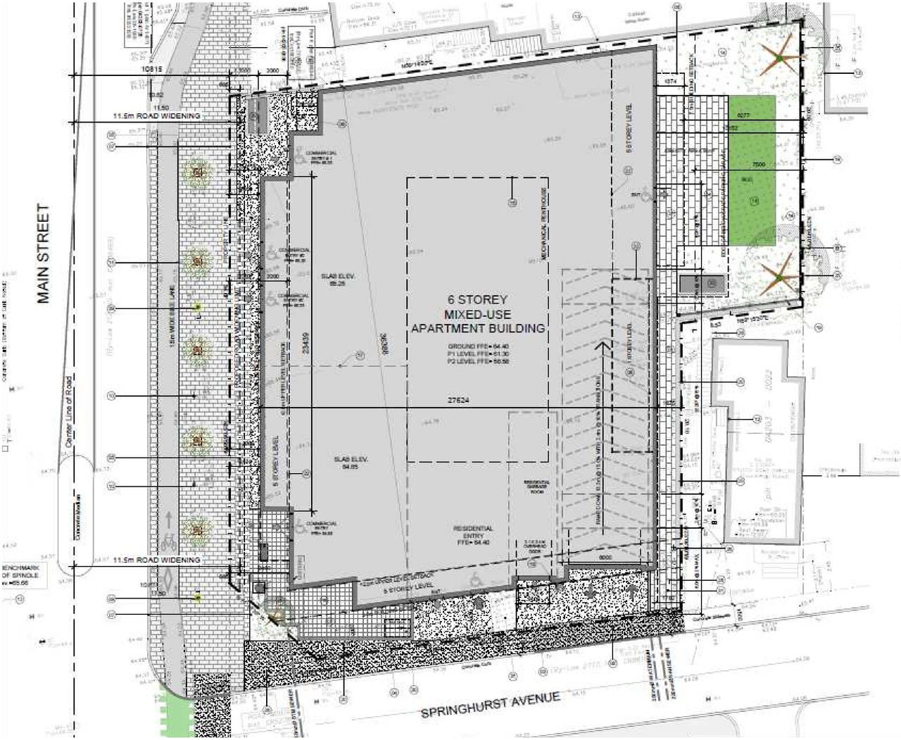 Construction site plan for project from page 16 of the file '2025-06-03 - Urban Design Brief - D07-12-24-0154'