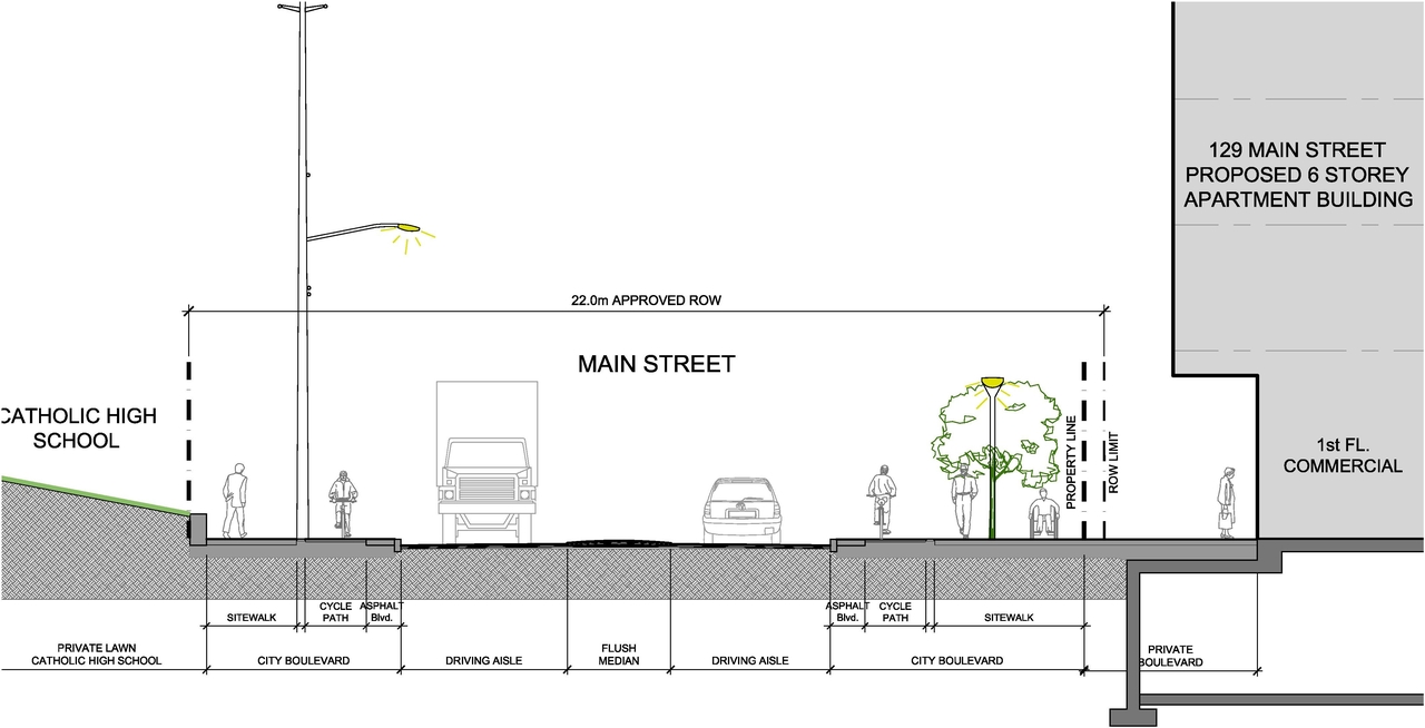 Construction site plan for project from page 27 of the file '2025-06-03 - Urban Design Brief - D07-12-24-0154'