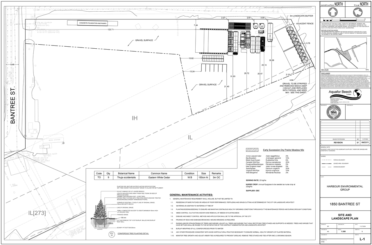 Construction site plan for project from page 49 of the file '2024-12-03 - Design Brief - D07-12-24-0160'