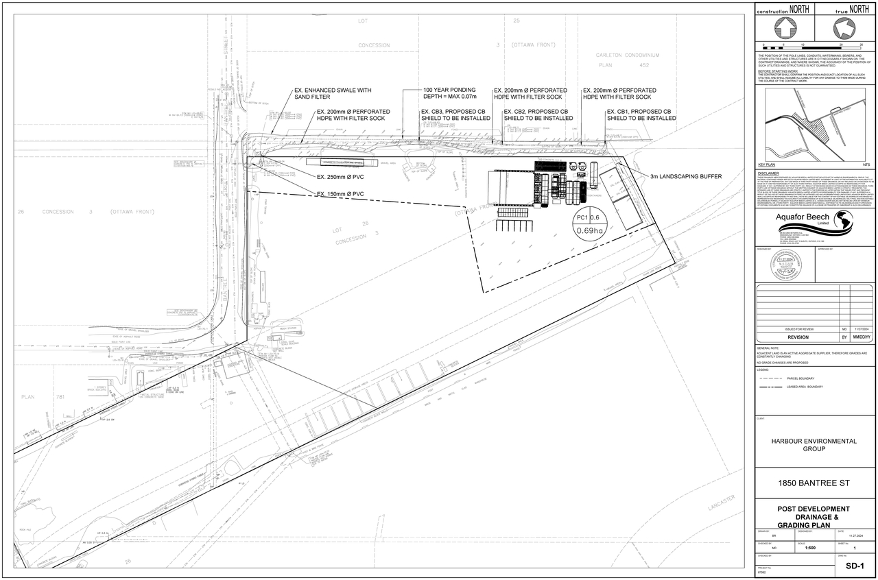 Construction site plan for project from page 70 of the file '2024-12-03 - Design Brief - D07-12-24-0160'
