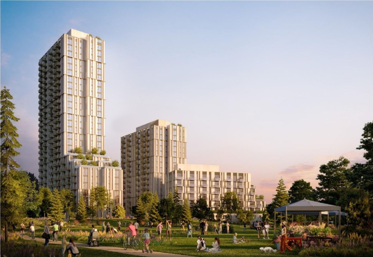 Rendering of building from page 13 of the file '2024-12-03 - Design Brief - D07-12-24-0161'