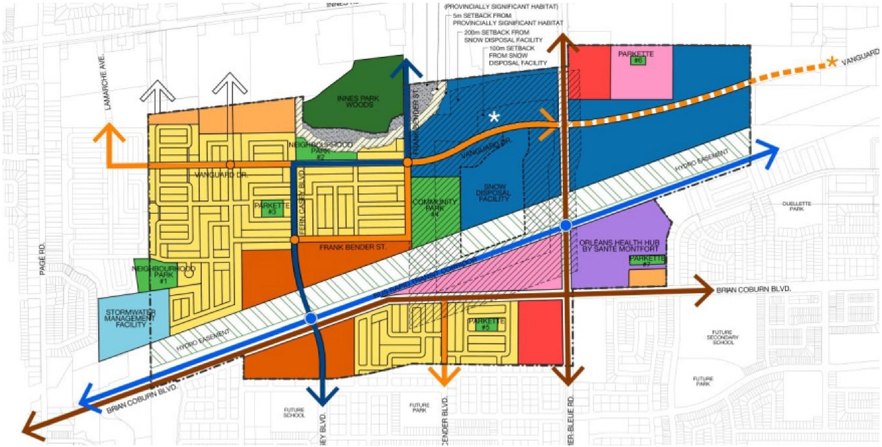 Construction site plan for project from page 9 of the file '2024-12-10 - Urban Design Brief - D07-12-24-0164'