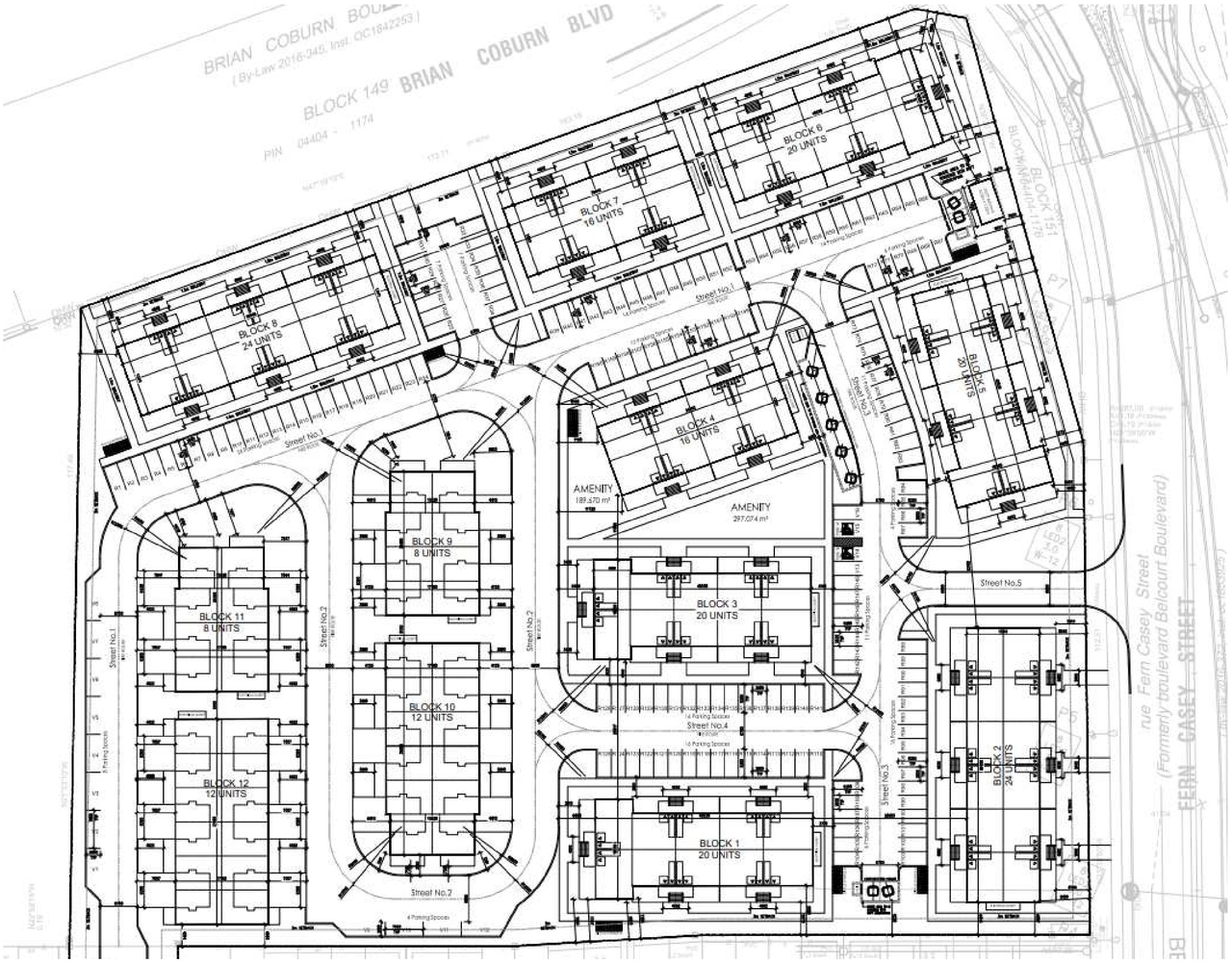 Construction site plan for project from page 12 of the file '2024-12-10 - Urban Design Brief - D07-12-24-0164'
