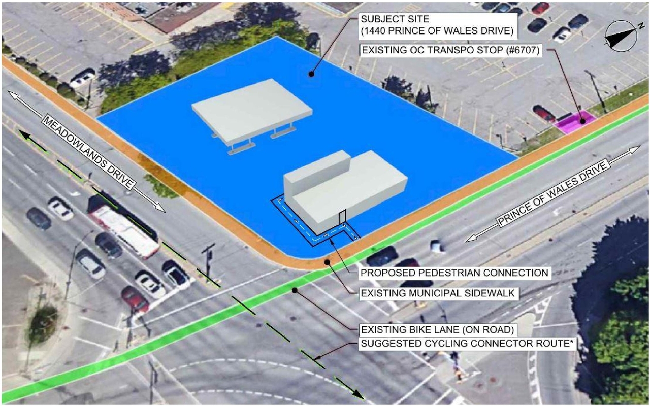 Construction site plan for project from page 5 of the file '2024-12-11 - Urban Design Brief - D07-12-24-0166'