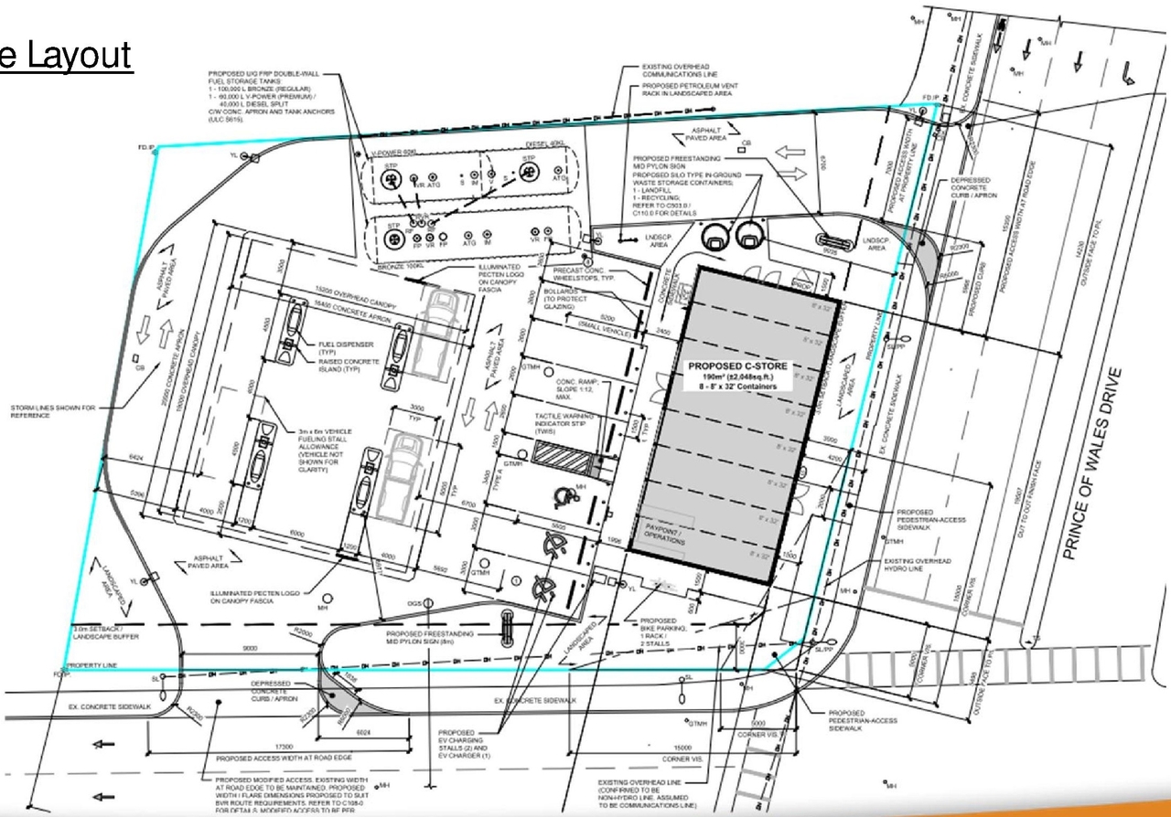 Construction site plan for project from page 10 of the file '2024-12-11 - Urban Design Brief - D07-12-24-0166'