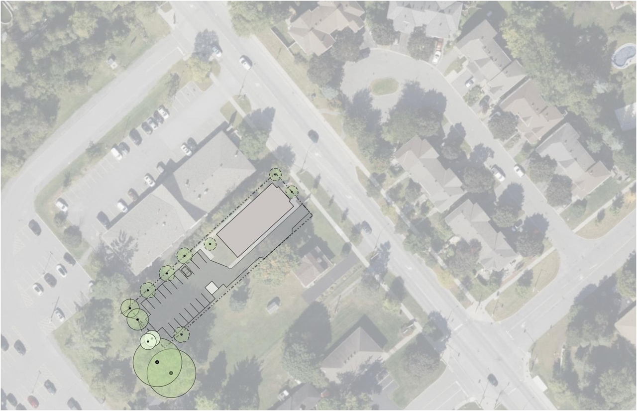 Construction site plan for project from page 6 of the file '2025-04-11 - Urban Design Brief Rev1 - D07-12-24-0167'