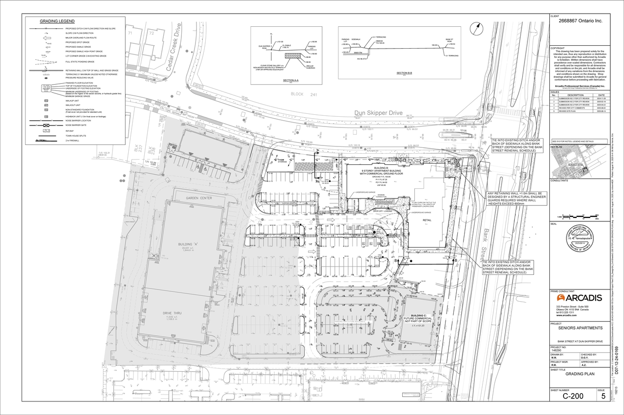 Construction site plan for project from page 82 of the file '2025-08-20 - Design Brief - D07-12-24-0169'