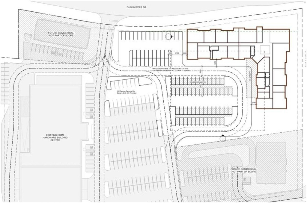 Construction site plan for project from page 17 of the file '2025-05-12 - Urban Design Brief - D07-12-24-0169'