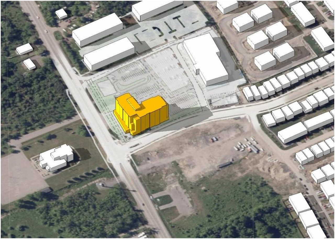 Construction site plan for project from page 22 of the file '2025-05-12 - Urban Design Brief - D07-12-24-0169'