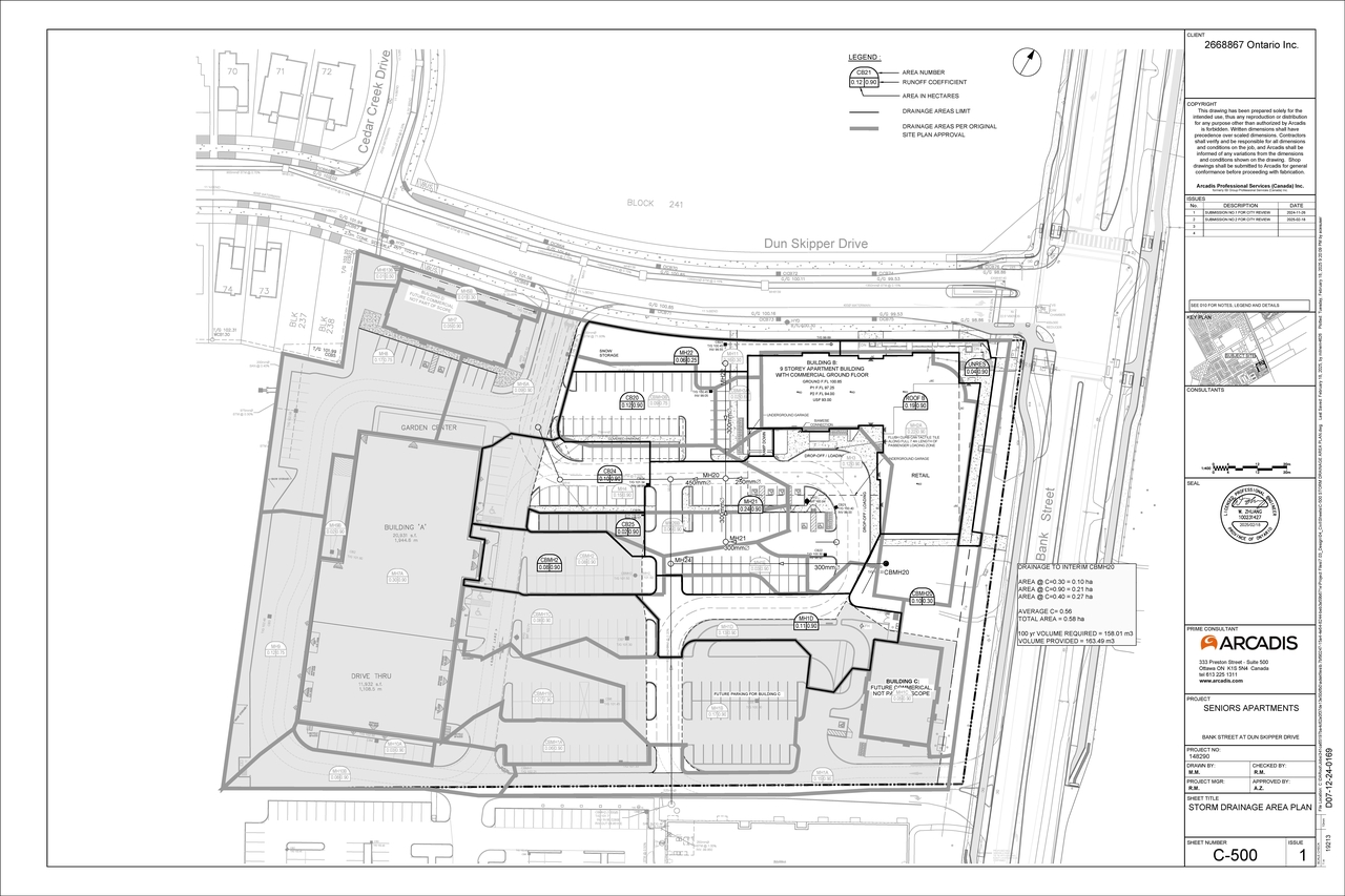 Construction site plan for project from page 87 of the file '2025-05-12 - Arcadis Response Design Brief - D07-12-24-0169'