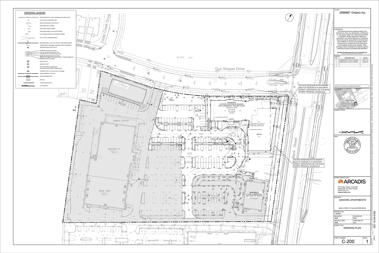 Construction site plan for project from page 103 of the file '2025-05-12 - Arcadis Response Design Brief - D07-12-24-0169'