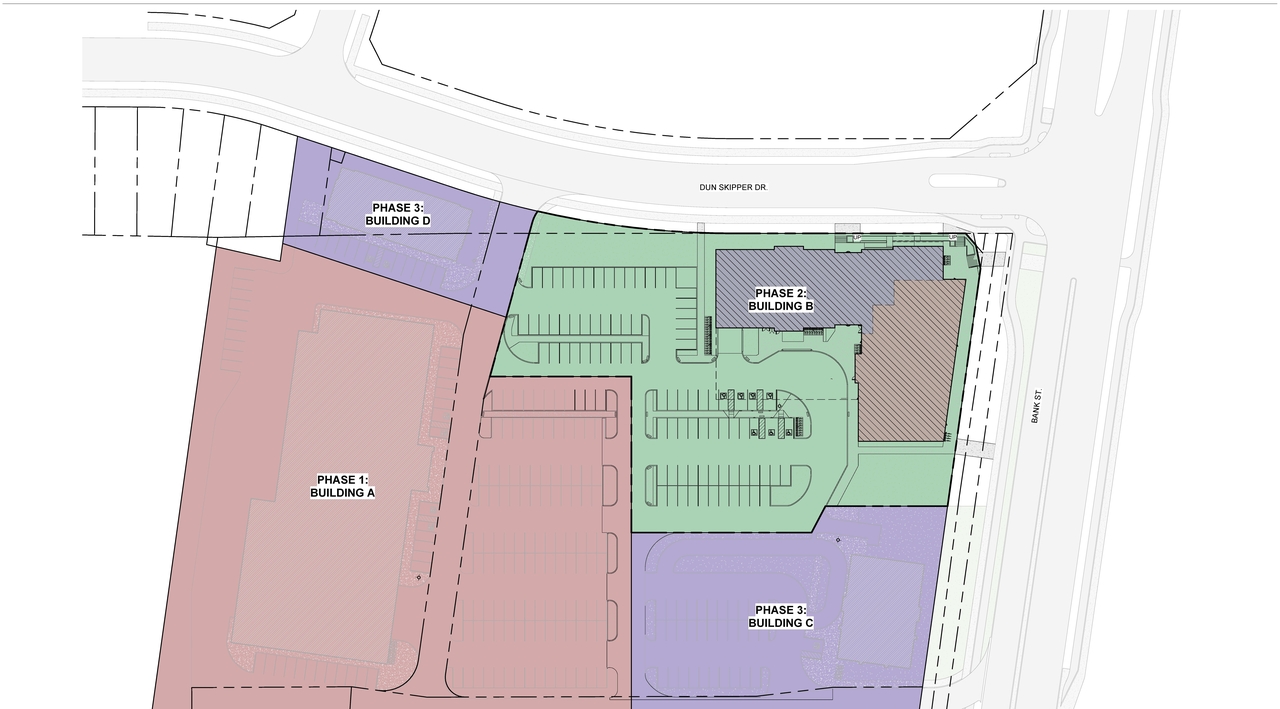 Construction site plan for project from page 29 of the file '2025-05-12 - Design Brief - D07-12-24-0169'