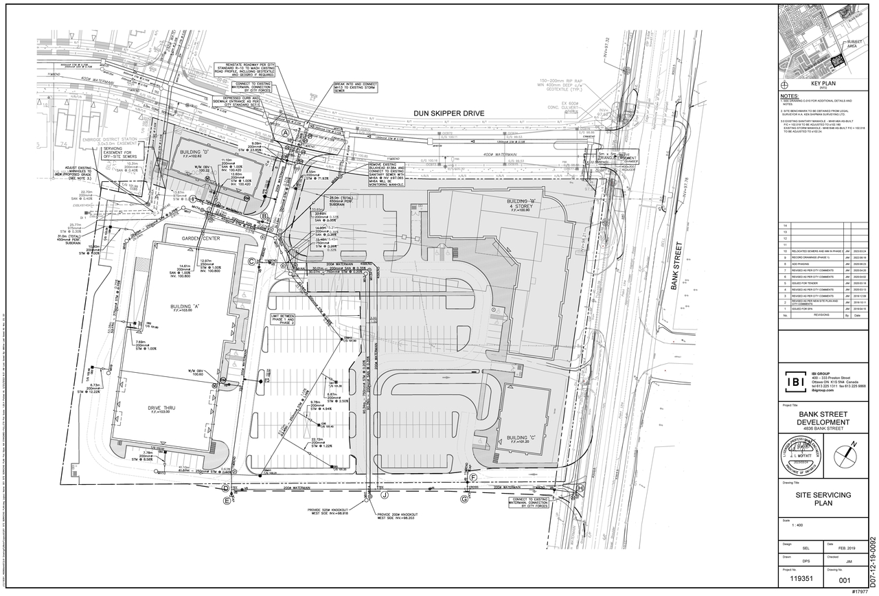 Construction site plan for project from page 33 of the file '2025-05-12 - Design Brief - D07-12-24-0169'