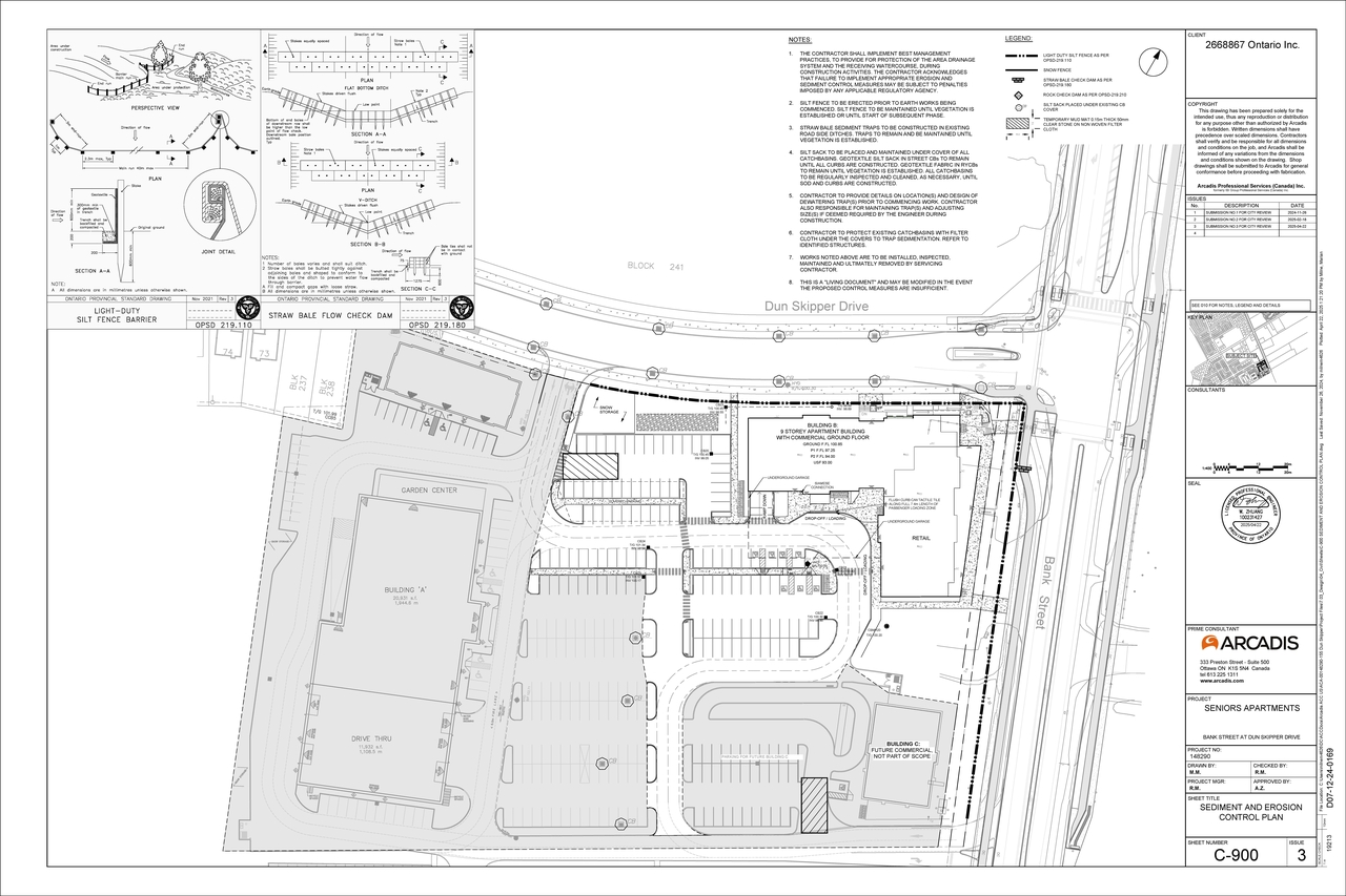 Construction site plan for project from page 112 of the file '2025-05-12 - Design Brief - D07-12-24-0169'
