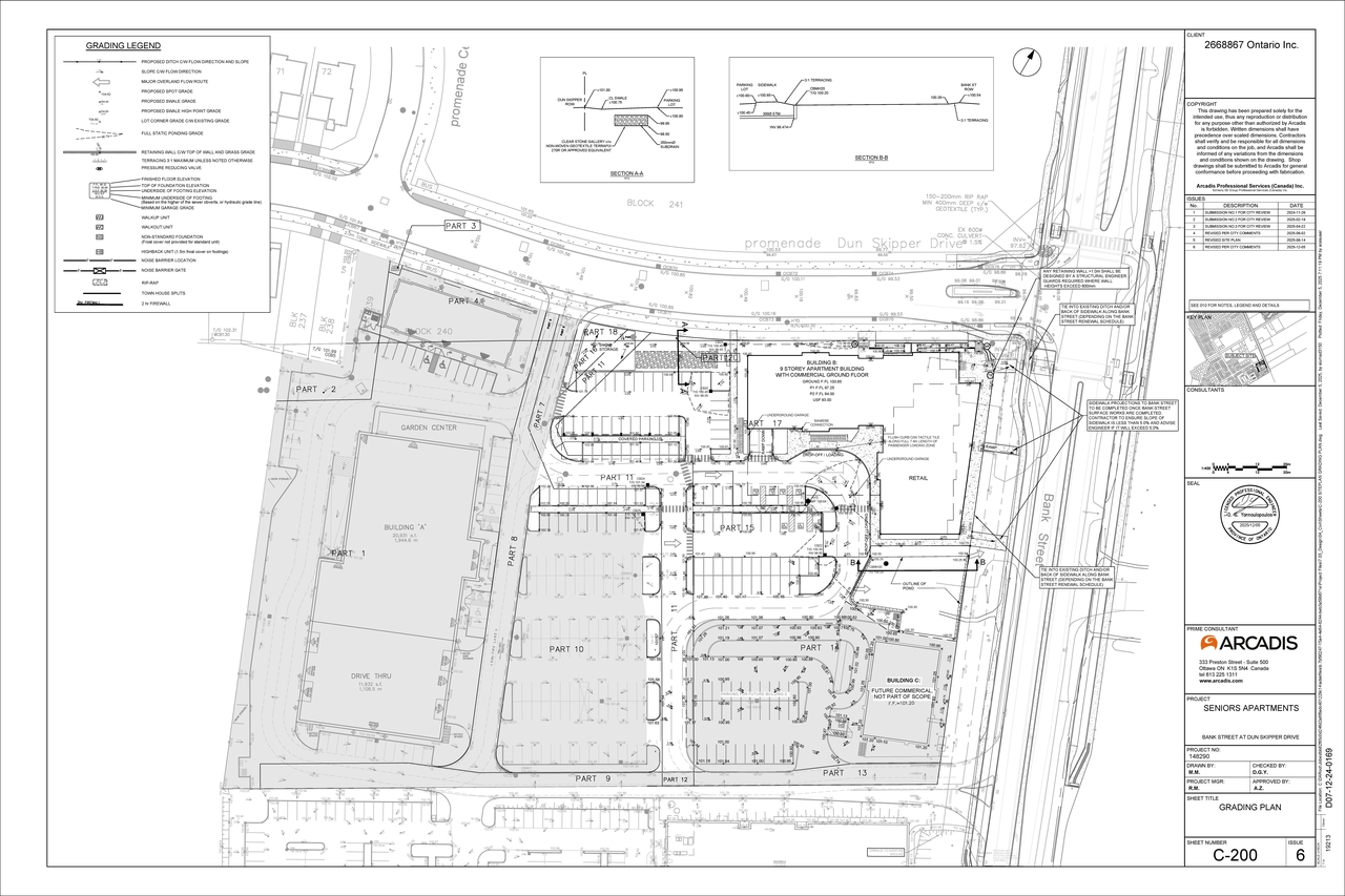 Construction site plan for project from page 109 of the file '2025-12-12 - Design Brief - D07-12-24-0169'