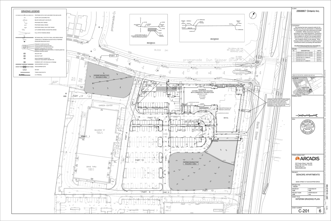 Construction site plan for project from page 110 of the file '2025-12-12 - Design Brief - D07-12-24-0169'