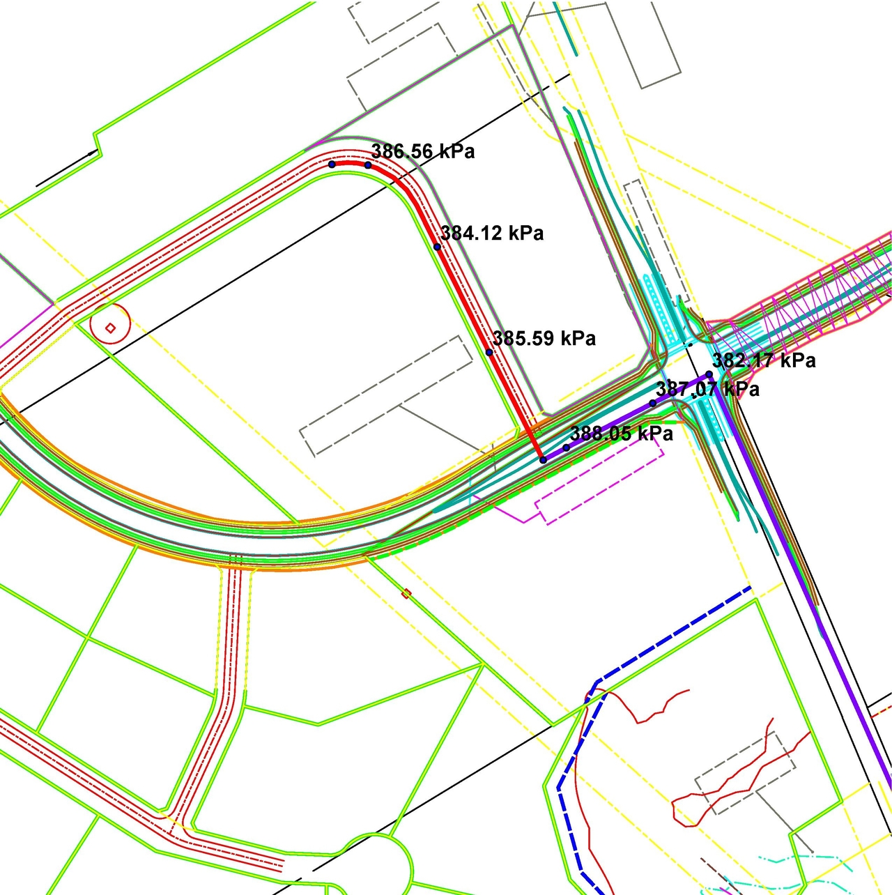 Construction site plan for project from page 56 of the file '2025-04-16 - Design Brief Phase 1 - D07-12-24-0170'