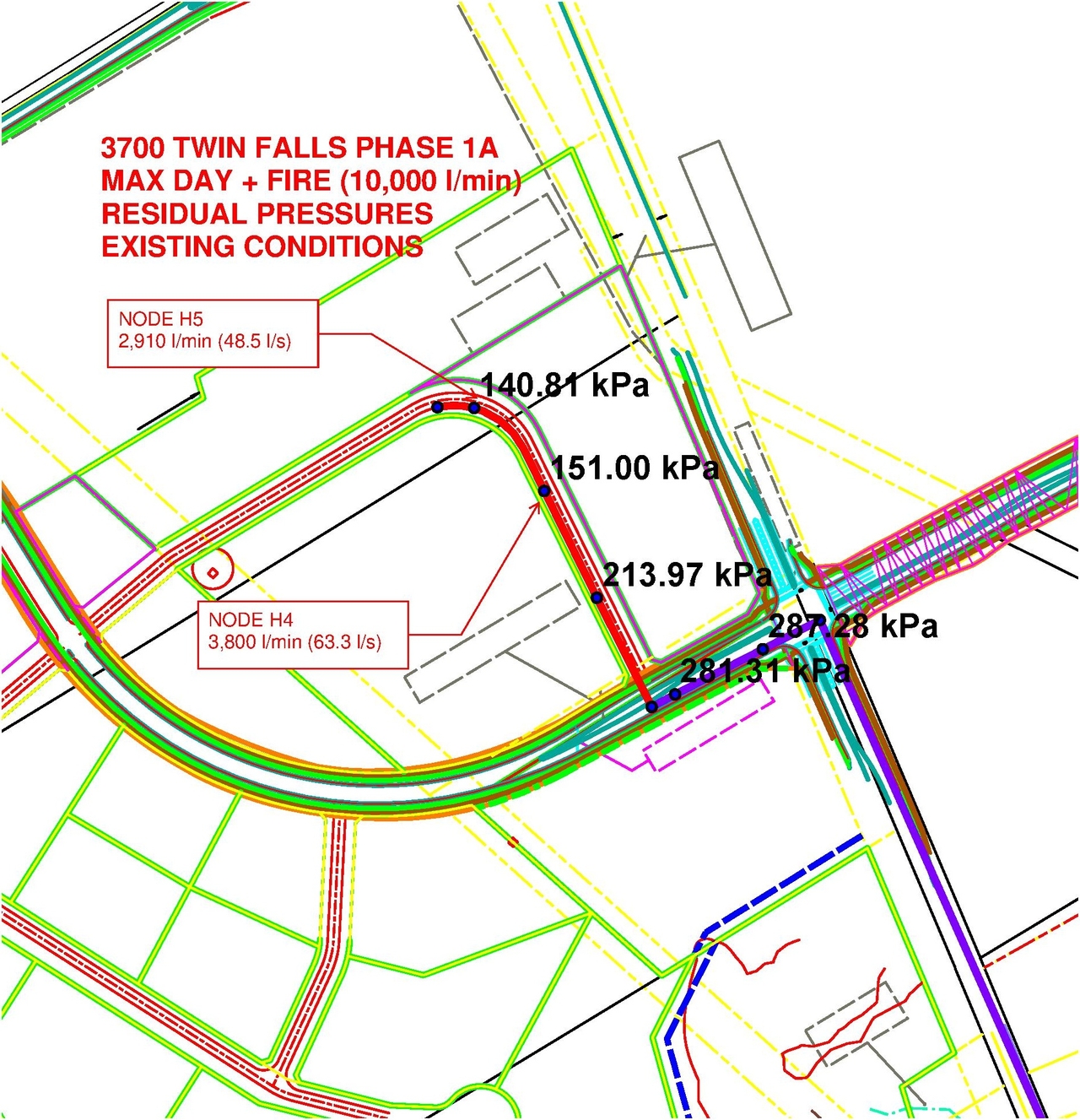 Construction site plan for project from page 70 of the file '2025-04-16 - Design Brief Phase 1 - D07-12-24-0170'