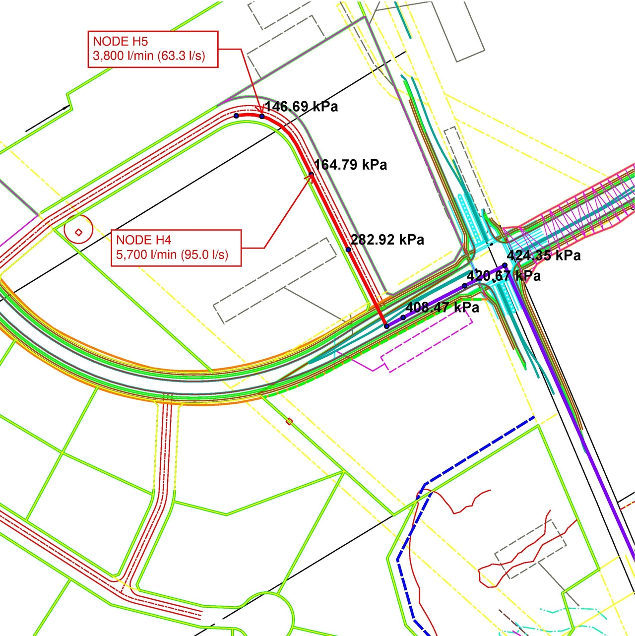 Construction site plan for project from page 74 of the file '2025-04-16 - Design Brief Phase 1 - D07-12-24-0170'
