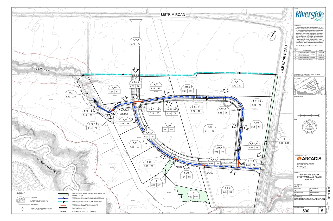 Construction site plan for project from page 85 of the file '2025-04-16 - Design Brief Phase 1 - D07-12-24-0170'