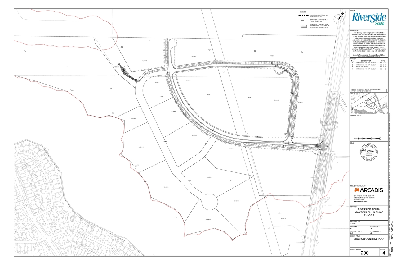 Construction site plan for project from page 98 of the file '2025-04-16 - Design Brief Phase 1 - D07-12-24-0170'