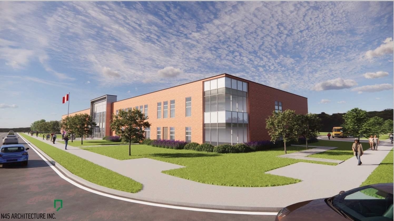 Rendering of building from page 4 of the file '2024-12-13 - ARCH ITECTURAL FLOOR PLANS ELEVATIONS - D07-12-24-0171'