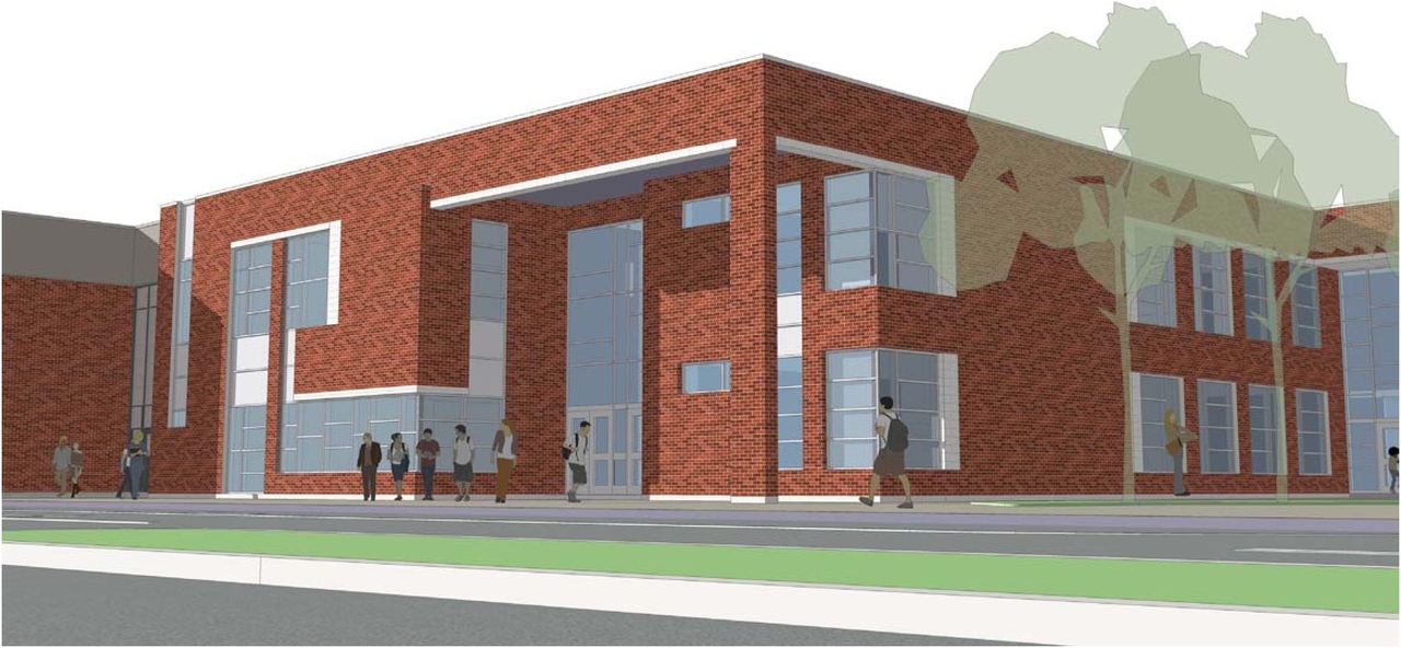 Rendering of building from page 1 of the file '2024-12-16 - Urban Design Brief - D07-12-24-0173'