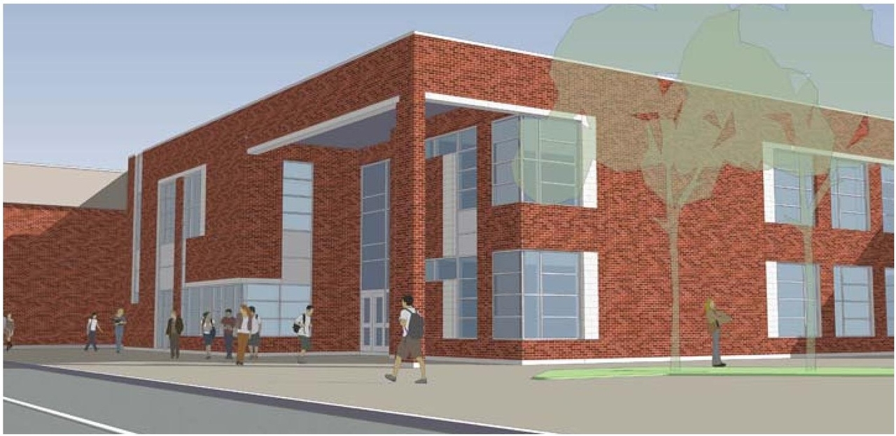 Rendering of building from page 14 of the file '2024-12-16 - Urban Design Brief - D07-12-24-0173'
