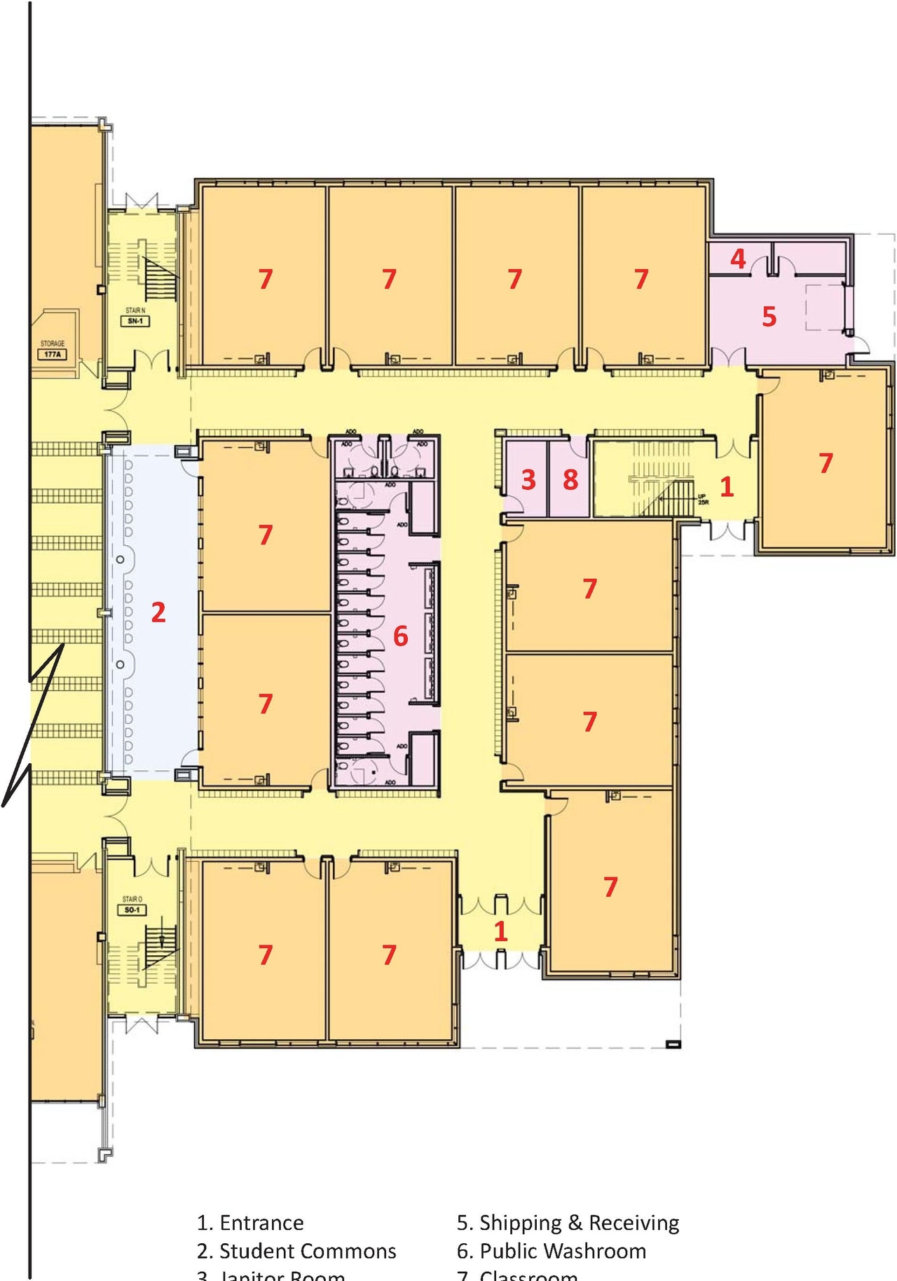 Floor plan for project from page 15 of the file '2024-12-16 - Urban Design Brief - D07-12-24-0173'