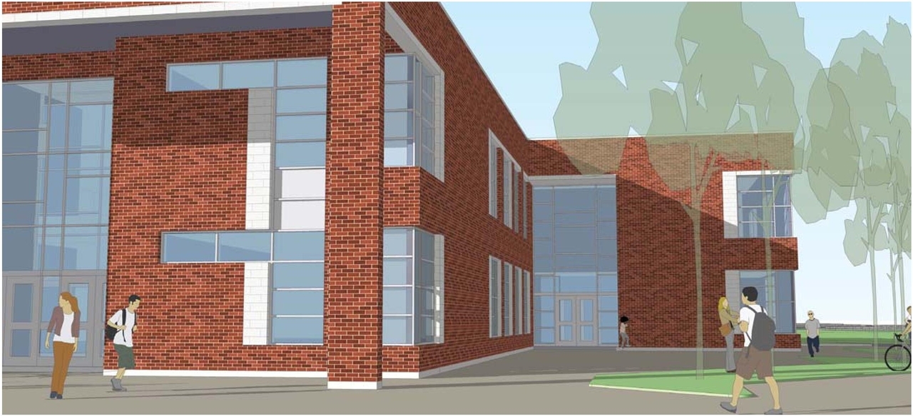 Rendering of building from page 18 of the file '2024-12-16 - Urban Design Brief - D07-12-24-0173'