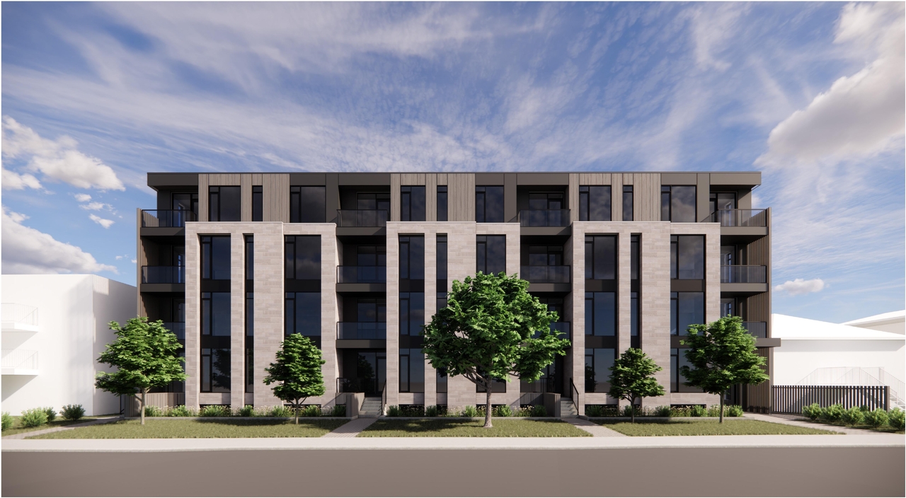 Rendering of building from page 5 of the file '2024-12-23 - Design Brief - D07-12-24-0177'