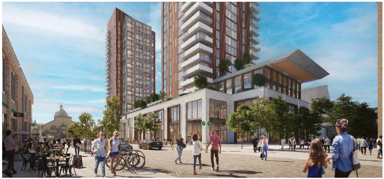 Rendering of building from page 29 of the file '2025-01-10 - Urban Design Review Panel Report - D07-12-24-0178'