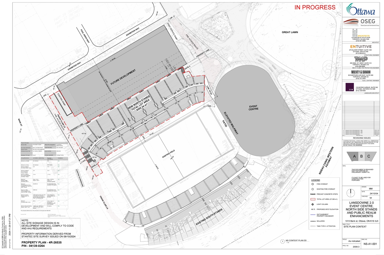 Construction site plan for project from page 42 of the file '2025-01-10 - Urban Design Review Panel Report - D07-12-24-0178'