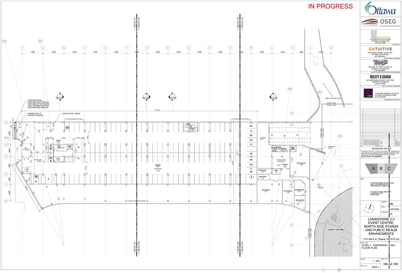 Construction site plan for project from page 44 of the file '2025-01-10 - Urban Design Review Panel Report - D07-12-24-0178'