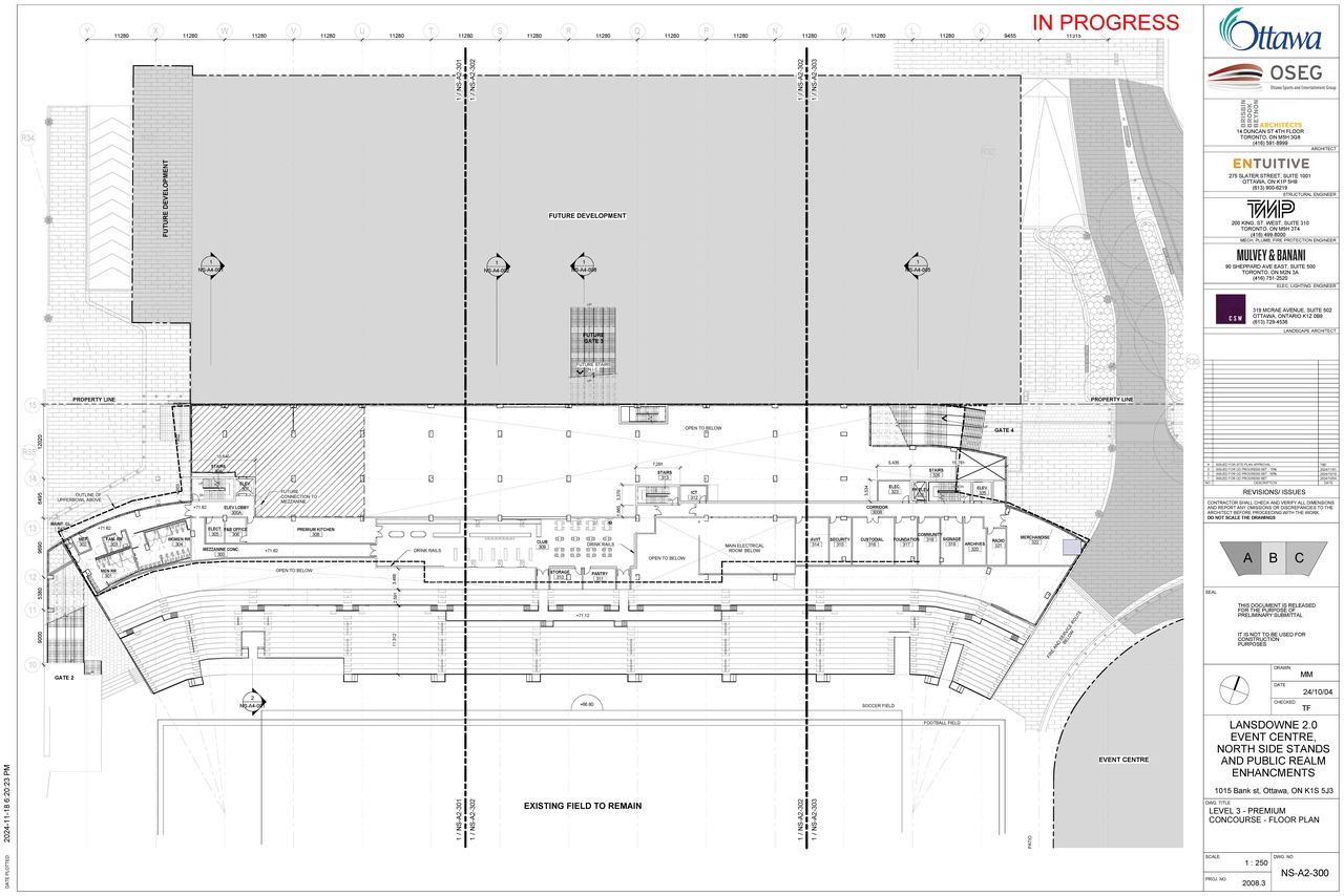Construction site plan for project from page 46 of the file '2025-01-10 - Urban Design Review Panel Report - D07-12-24-0178'