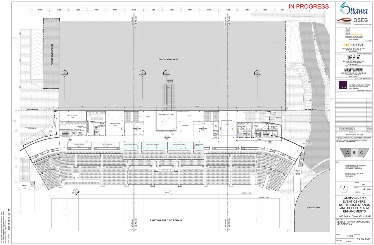 Construction site plan for project from page 48 of the file '2025-01-10 - Urban Design Review Panel Report - D07-12-24-0178'