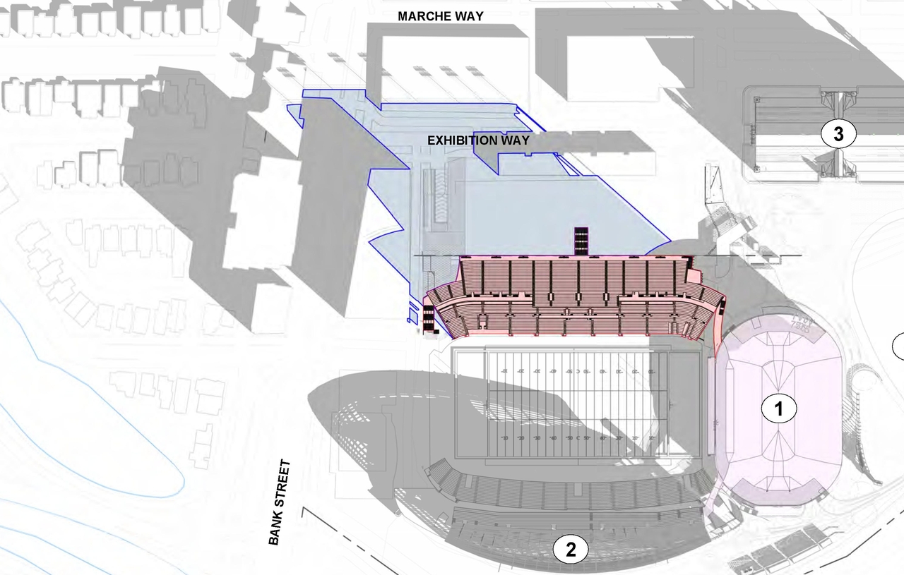 Construction site plan for project from page 62 of the file '2025-01-10 - Urban Design Review Panel Report - D07-12-24-0178'