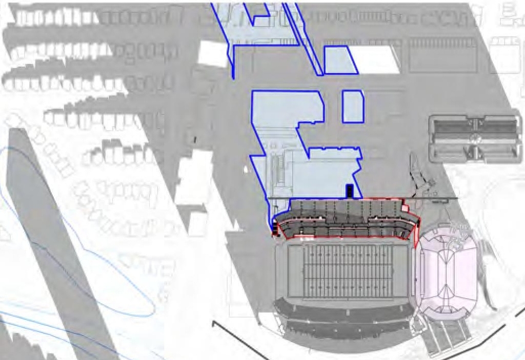 Construction site plan for project from page 74 of the file '2025-01-10 - Urban Design Review Panel Report - D07-12-24-0178'