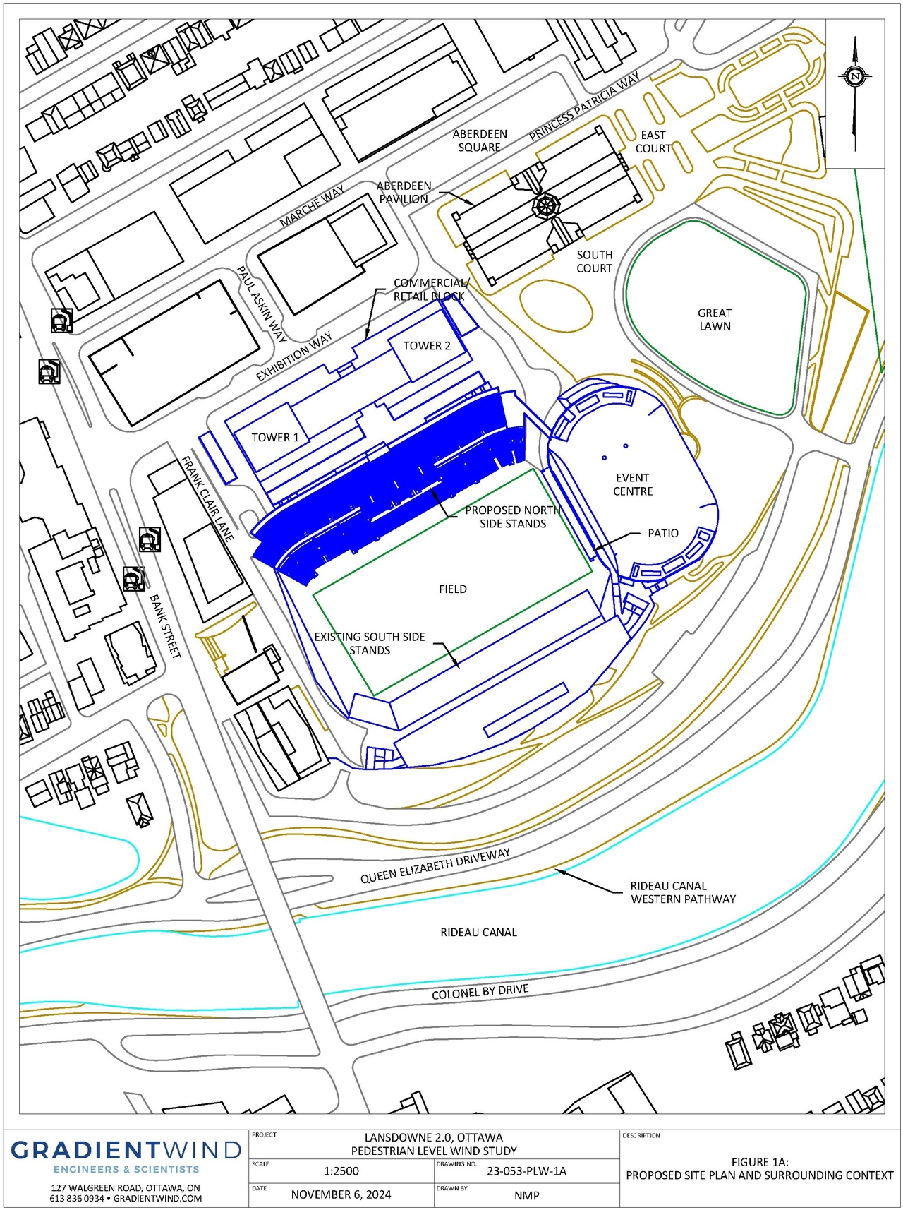 Construction site plan for project from page 93 of the file '2025-01-10 - Urban Design Review Panel Report - D07-12-24-0178'