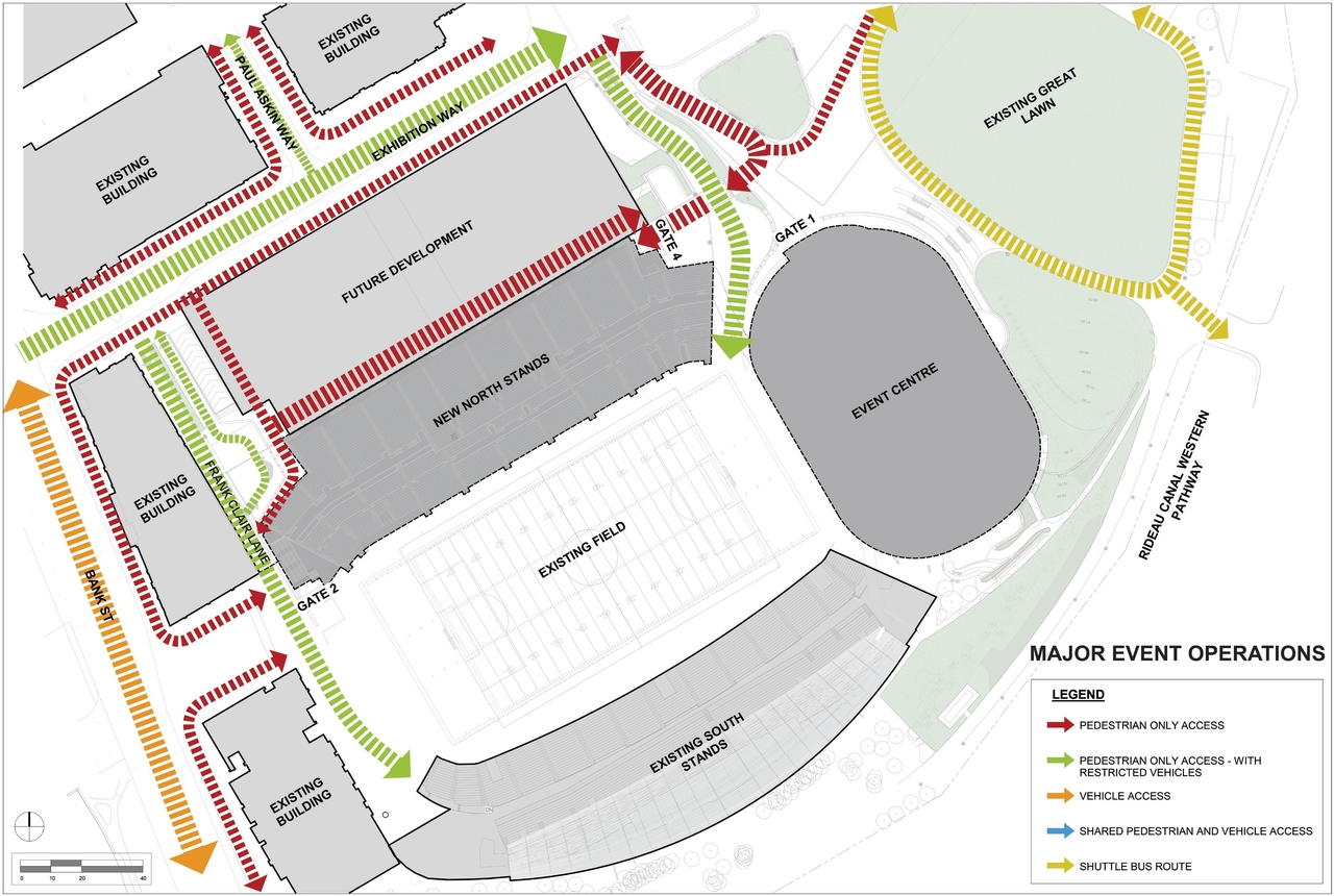 Construction site plan for project from page 40 of the file '2025-03-06 - Urban Design Brief NNS - D07-12-24-0178'