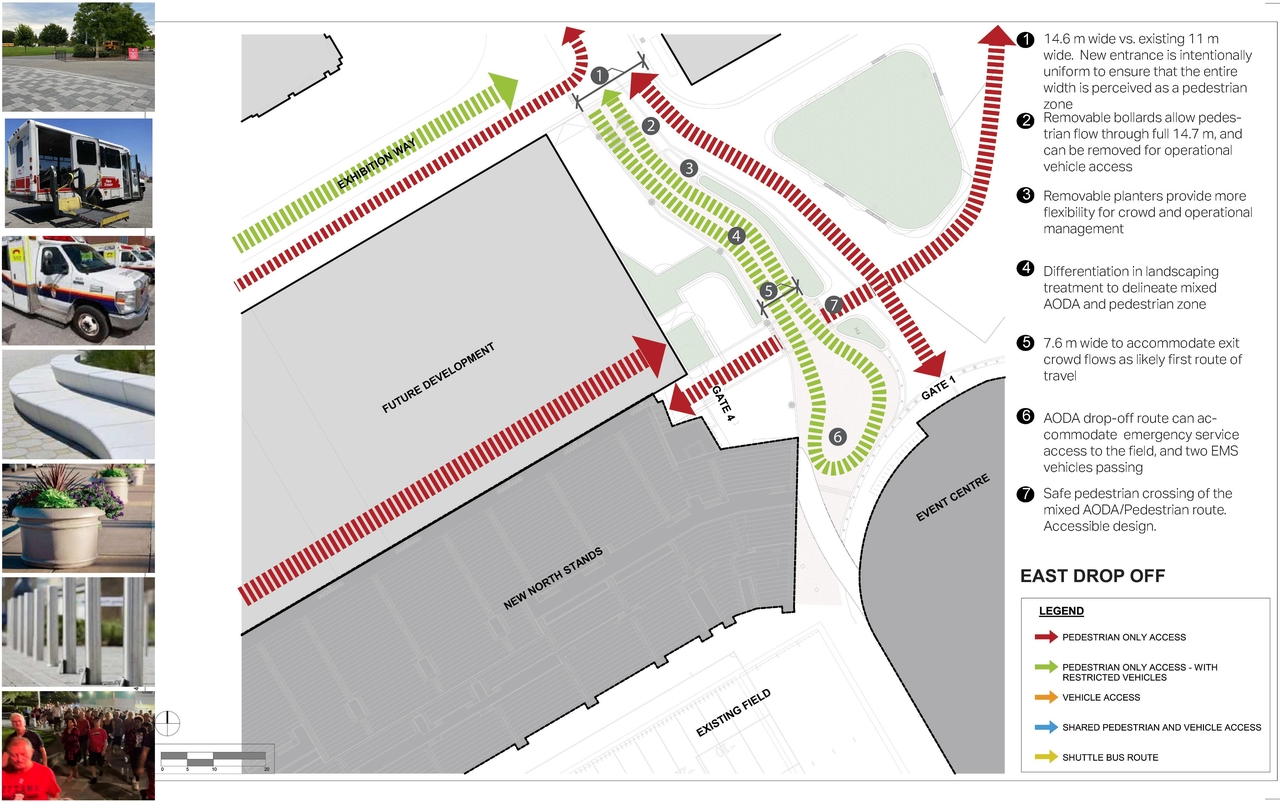 Construction site plan for project from page 42 of the file '2025-03-06 - Urban Design Brief NNS - D07-12-24-0178'