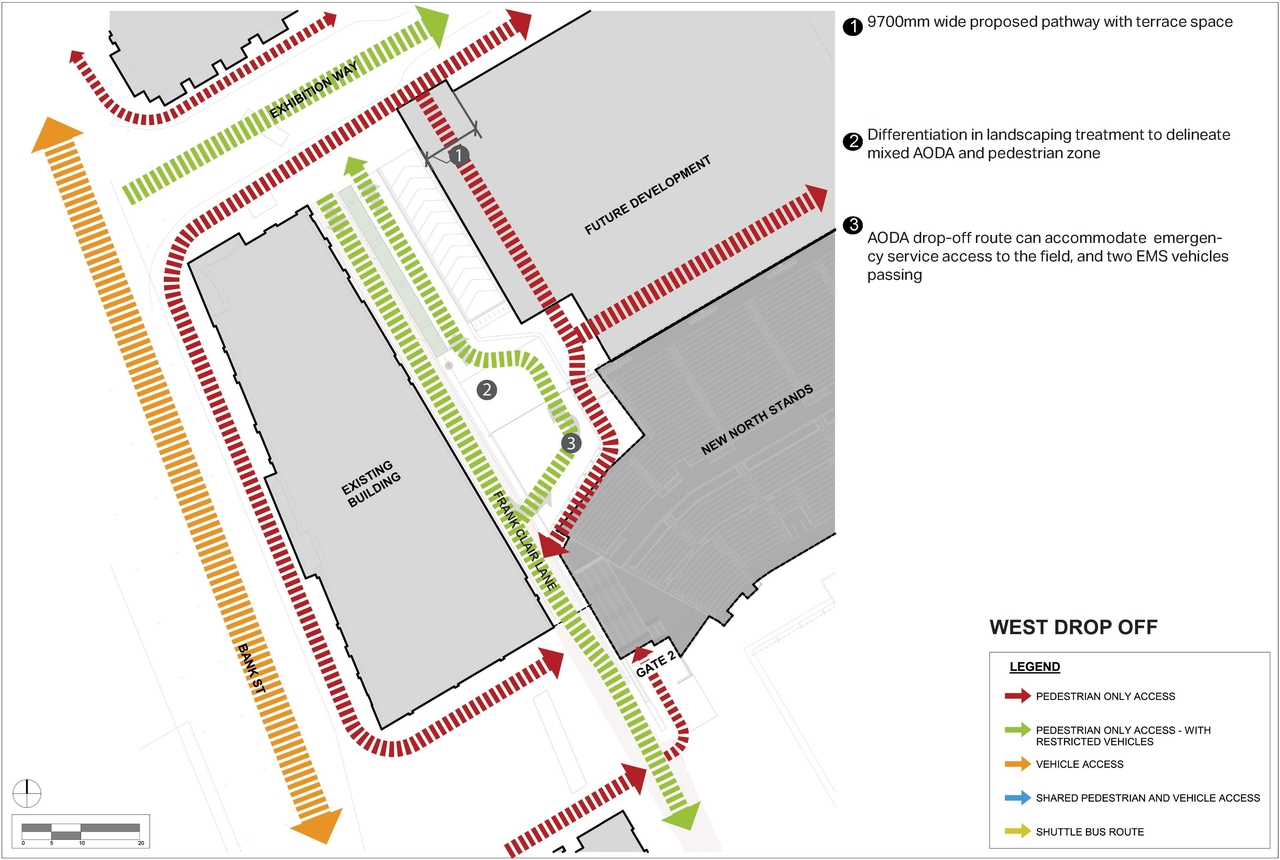 Construction site plan for project from page 43 of the file '2025-03-06 - Urban Design Brief NNS - D07-12-24-0178'