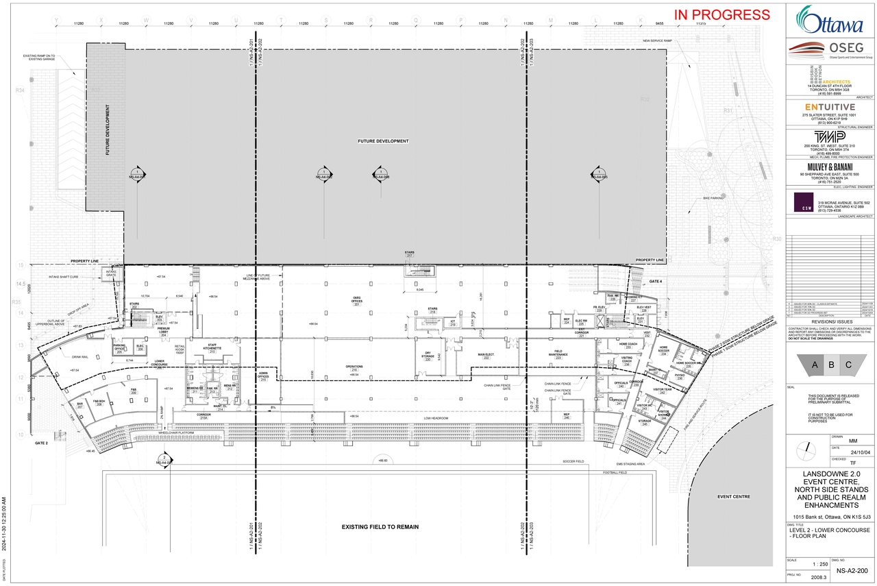 Construction site plan for project from page 2 of the file '2024-12-24 - Appendix B - Overall Floor Plans - D07-12-24-0178'