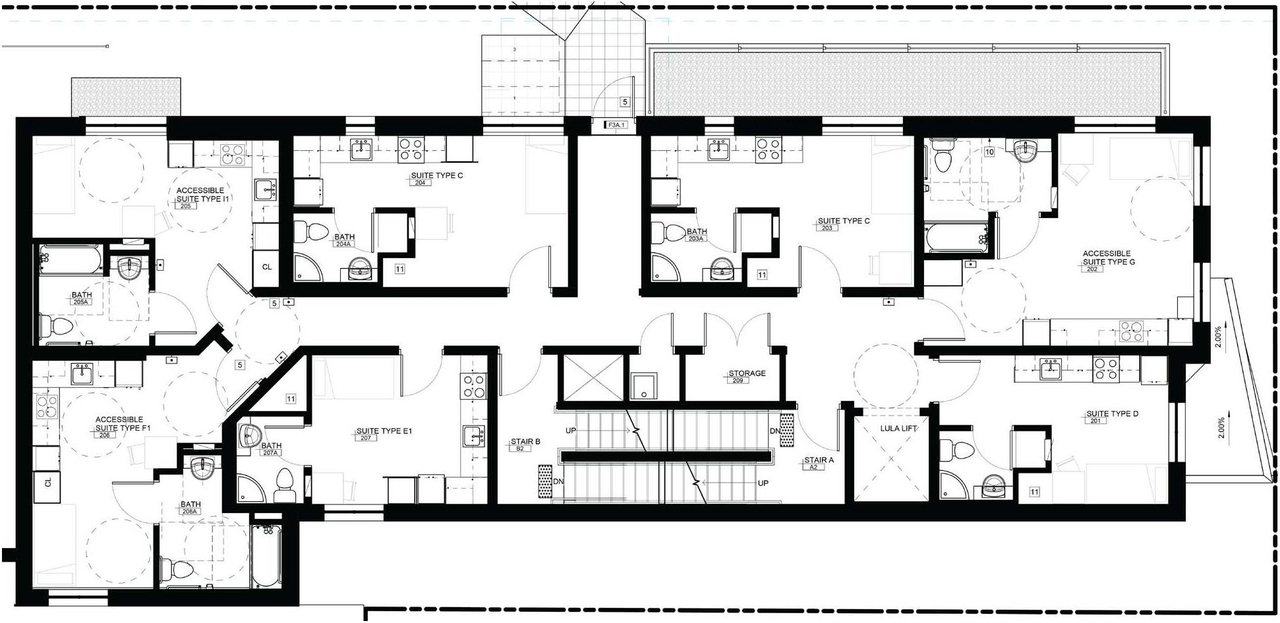 Floor plan for project from page 14 of the file '2025-01-13 - Design Brief - D07-12-25-0002'