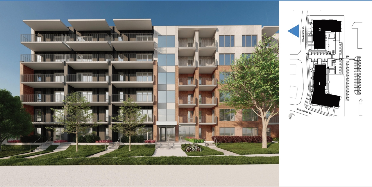 Rendering of building from page 12 of the file '2025-05-12 - Renderings - D07-12-25-0005'