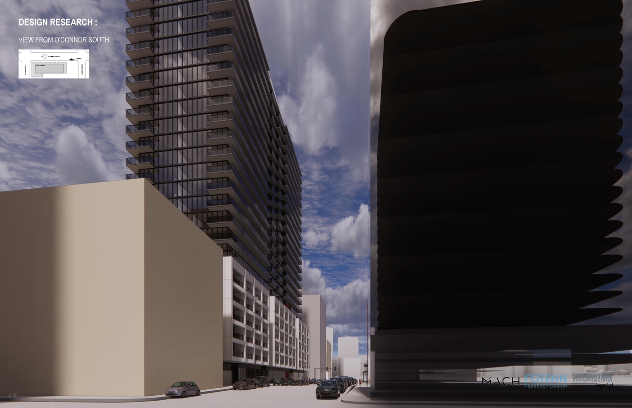 Rendering of building from page 37 of the file '2025-07-22 - UDRP Report - D07-12-25-0010'