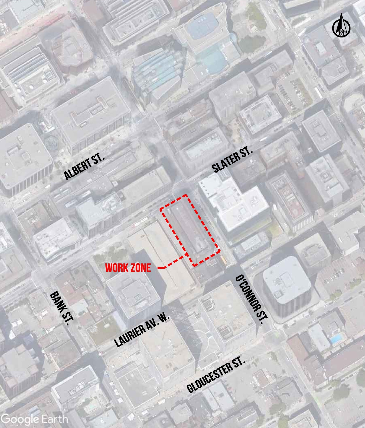 Construction site plan for project from page 74 of the file '2025-07-22 - UDRP Report - D07-12-25-0010'