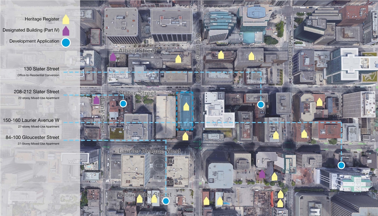 Construction site plan for project from page 19 of the file '2025-10-30 - Urban Design Brief - D07-12-25-0010'